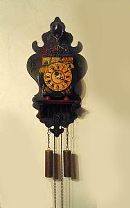 Dutch stool clock "FRIESIAN STOELKLOK", funzionante.